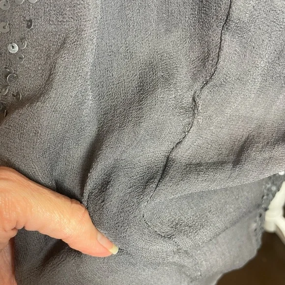 Cynthia Rowley Sequin Babydoll Dress - Picture 10 of 13